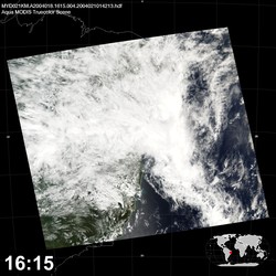 Level 1B Image at: 1615 UTC