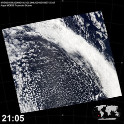 Level 1B Image at: 2105 UTC