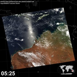 Level 1B Image at: 0525 UTC