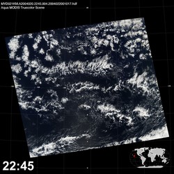 Level 1B Image at: 2245 UTC