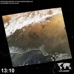 Level 1B Image at: 1310 UTC