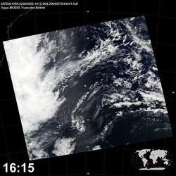 Level 1B Image at: 1615 UTC