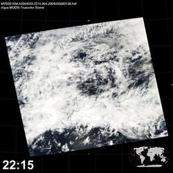 Level 1B Image at: 2215 UTC