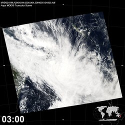 Level 1B Image at: 0300 UTC