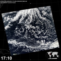 Level 1B Image at: 1710 UTC