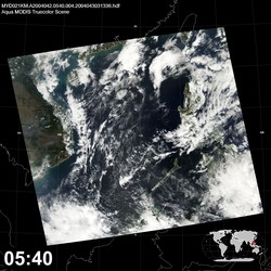 Level 1B Image at: 0540 UTC