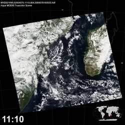 Level 1B Image at: 1110 UTC