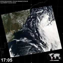 Level 1B Image at: 1705 UTC