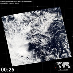 Level 1B Image at: 0025 UTC