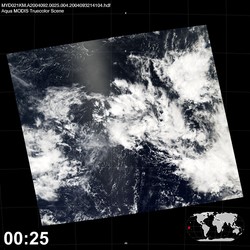 Level 1B Image at: 0025 UTC