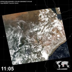 Level 1B Image at: 1105 UTC