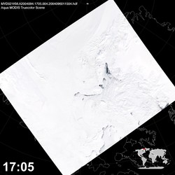 Level 1B Image at: 1705 UTC