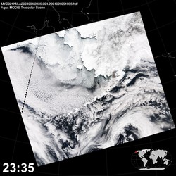 Level 1B Image at: 2335 UTC