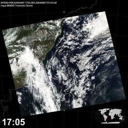 Level 1B Image at: 1705 UTC