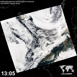 Level 1B Image at: 1305 UTC