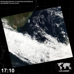 Level 1B Image at: 1710 UTC