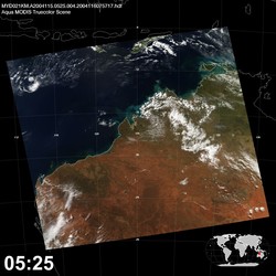 Level 1B Image at: 0525 UTC