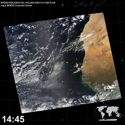 Level 1B Image at: 1445 UTC