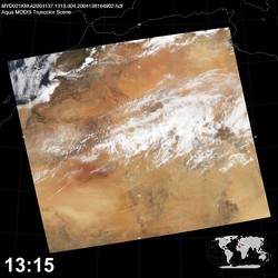 Level 1B Image at: 1315 UTC