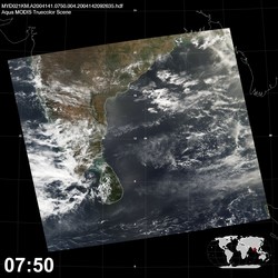 Level 1B Image at: 0750 UTC