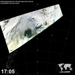 Level 1B Image at: 1705 UTC