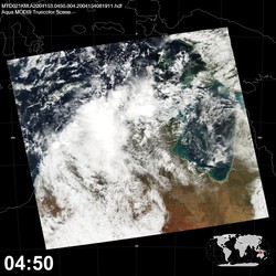 Level 1B Image at: 0450 UTC