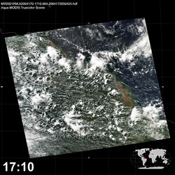 Level 1B Image at: 1710 UTC