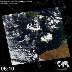 Level 1B Image at: 0610 UTC