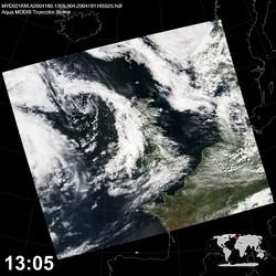 Level 1B Image at: 1305 UTC