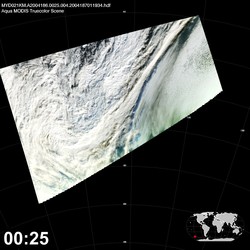 Level 1B Image at: 0025 UTC