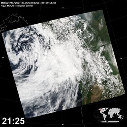 Level 1B Image at: 2125 UTC