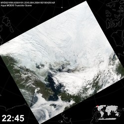 Level 1B Image at: 2245 UTC