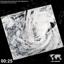 Level 1B Image at: 0025 UTC