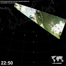 Level 1B Image at: 2250 UTC