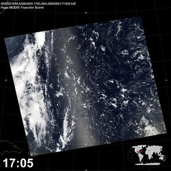 Level 1B Image at: 1705 UTC