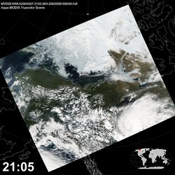 Level 1B Image at: 2105 UTC