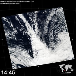 Level 1B Image at: 1445 UTC