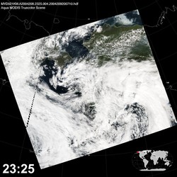 Level 1B Image at: 2325 UTC