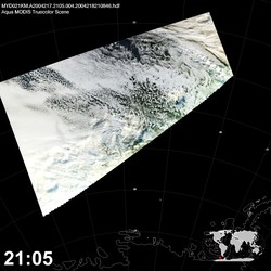 Level 1B Image at: 2105 UTC