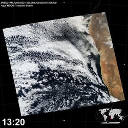 Level 1B Image at: 1320 UTC