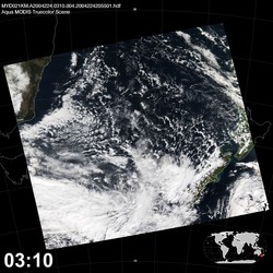 Level 1B Image at: 0310 UTC