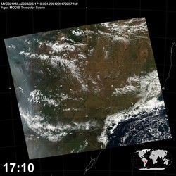 Level 1B Image at: 1710 UTC