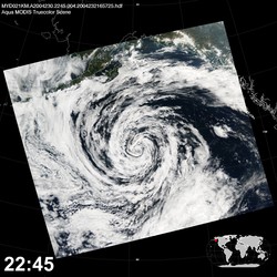 Level 1B Image at: 2245 UTC