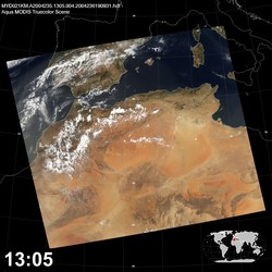 Level 1B Image at: 1305 UTC