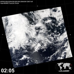 Level 1B Image at: 0205 UTC