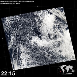 Level 1B Image at: 2215 UTC