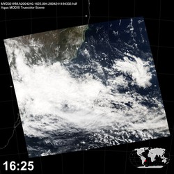 Level 1B Image at: 1625 UTC