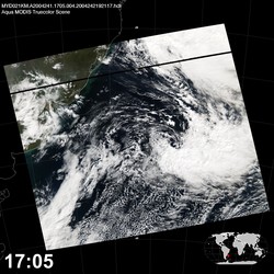 Level 1B Image at: 1705 UTC