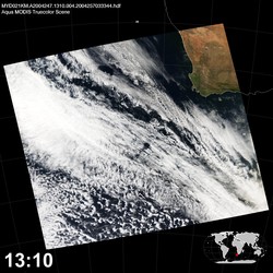 Level 1B Image at: 1310 UTC