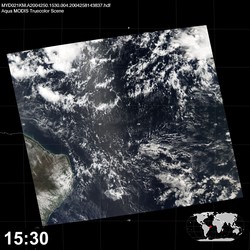 Level 1B Image at: 1530 UTC